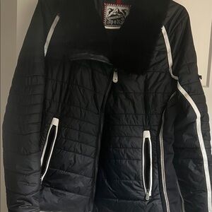 Alp N Rock Black Jacket with White Trim